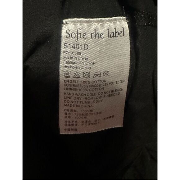 NEW WITHOUT TAGS Sofia the label Black Gothic SOFT and MINI Dress SUPER STRETCHY - Picture 6 of 6